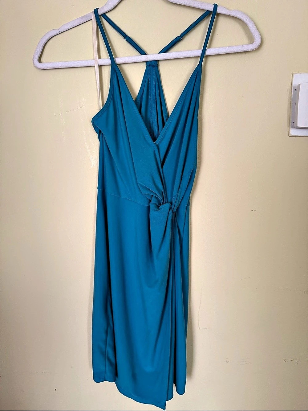 BCBGeneration Blue Maxi Wrap Dress Size XXS